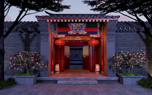东四四合院实拍图1